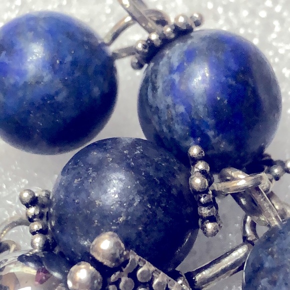 Lapis Lazuli toggle bracelet - Picture 2 of 4